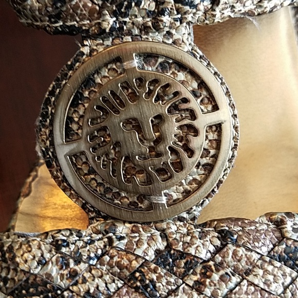 Anne Klein Snakeskin Print Slides - Picture 3 of 8